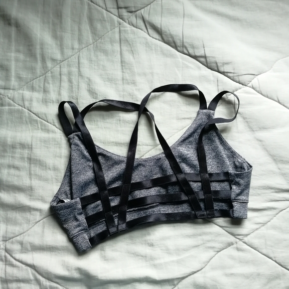 Set of 2 Neutral Sports Bras Bralettes PINK Forever 21 - Picture 3 of 10